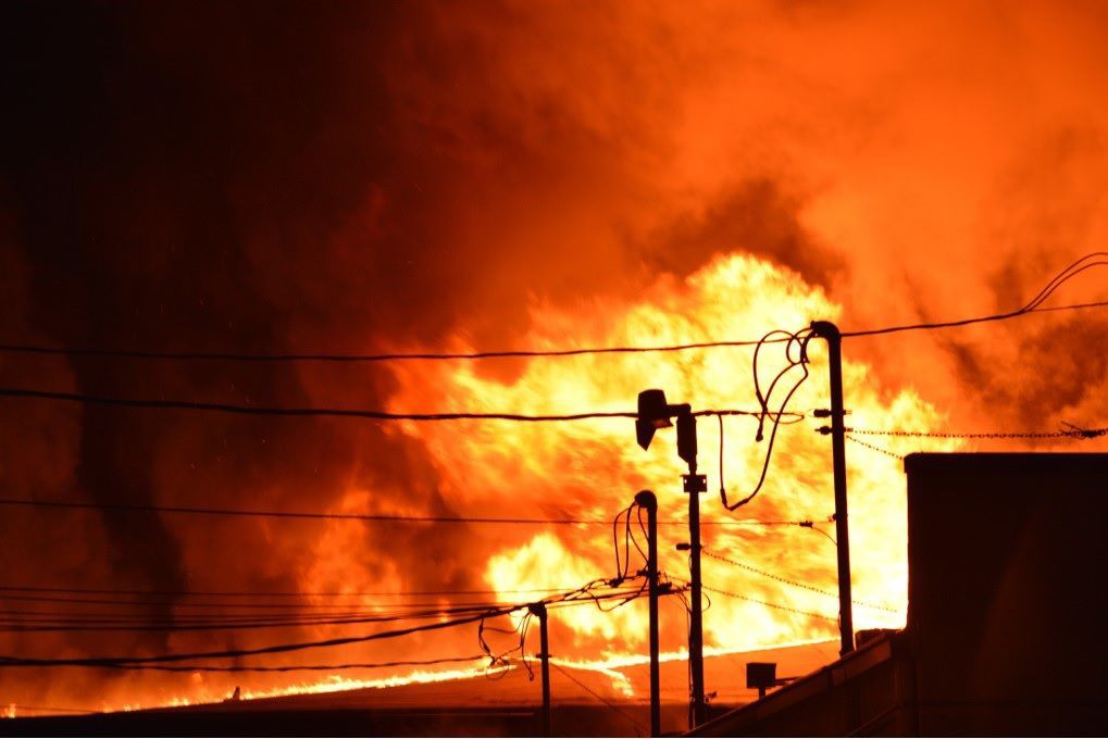 Lake Station fire